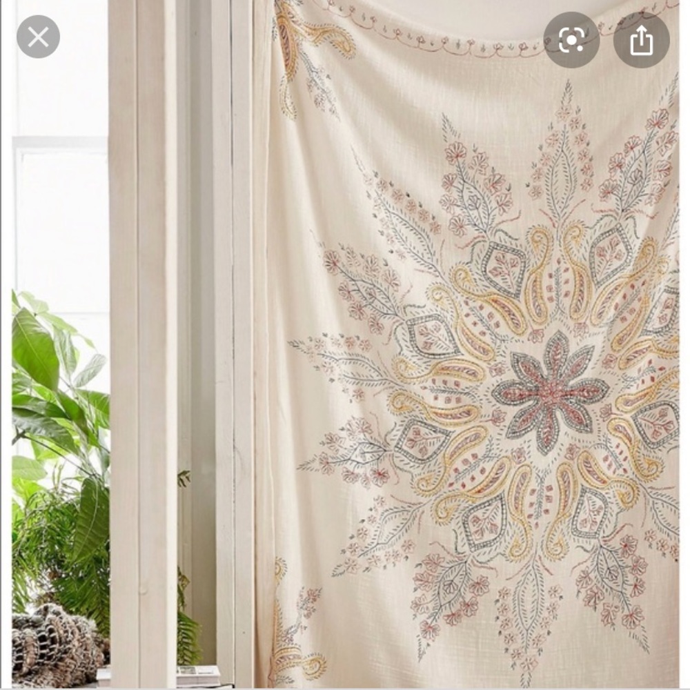 Urban Outfitters Floral Tapestry